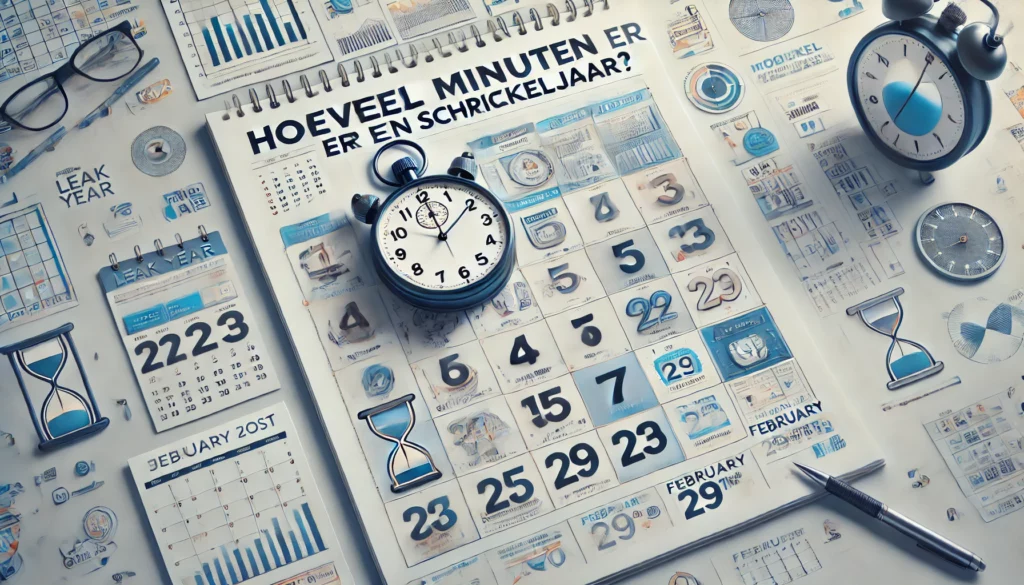 Hoeveel minuten zitten er in een schrikkeljaar?