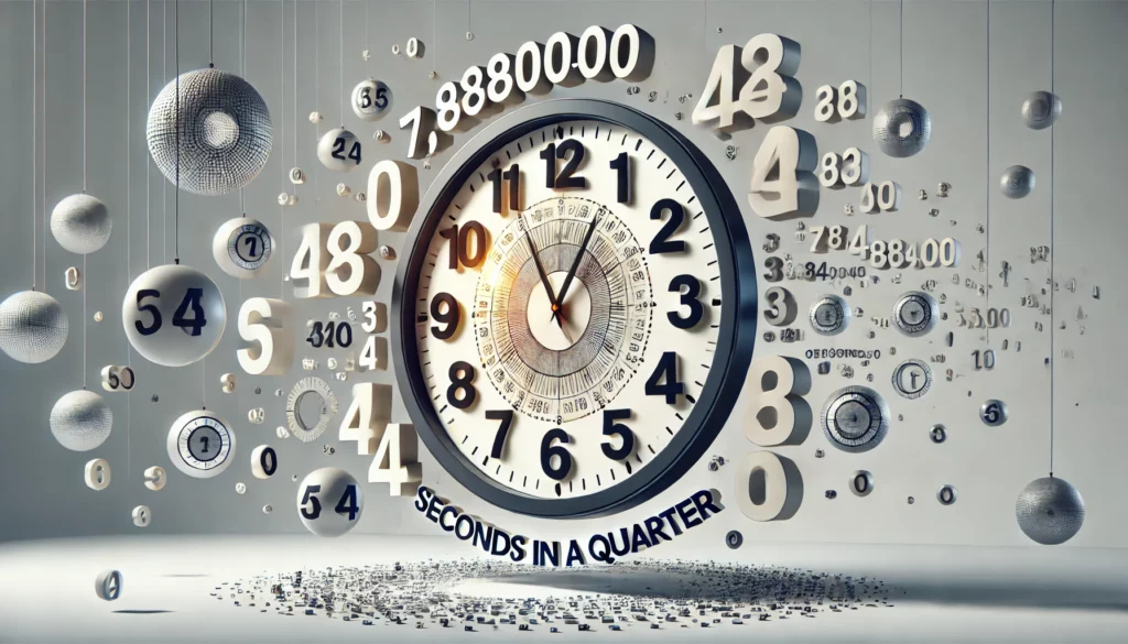 Hoeveel seconden zitten er in een eeuwig kwartaal?
